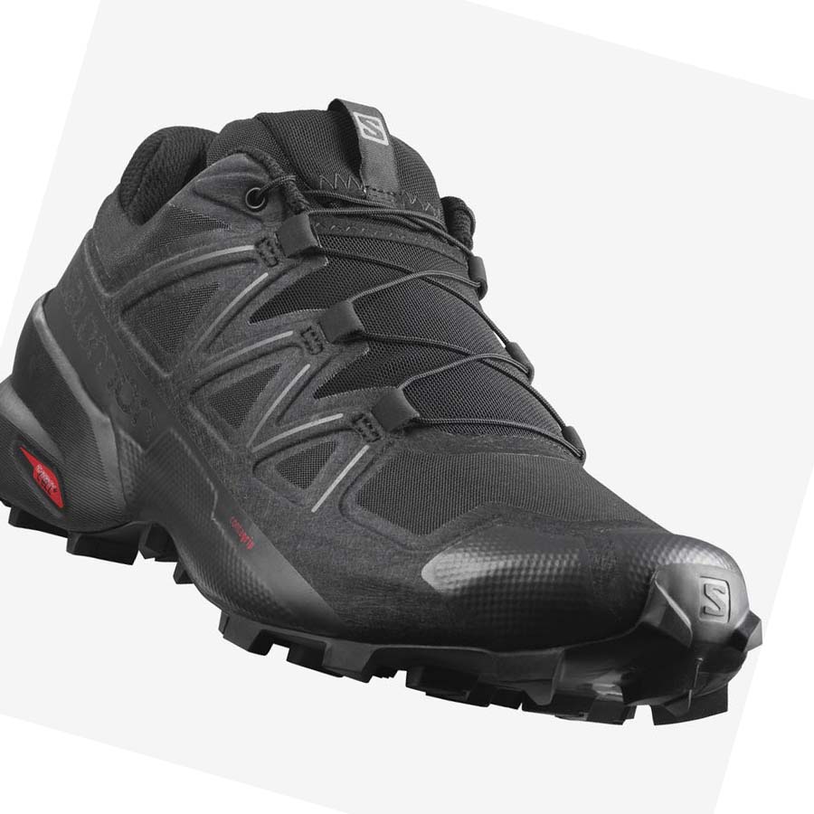 Salomon SPEEDCROSS 5 Erkek Patika Koşu Ayakkabısı Siyah Siyah | TR 3516SGL